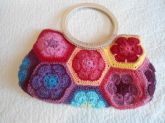 bolsa colorida flower african