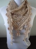 lenço em croche